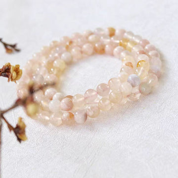 Cherry blossom agate bracelet, cool and antique style bracelet
