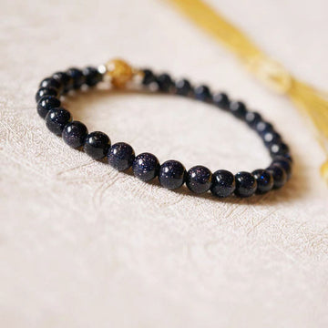 Starry Sky Bracelet Women's Forest Blue Sandstone Bracelet