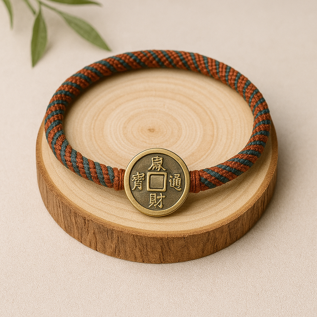 "Knotting a knot as a token of trust and blessing"