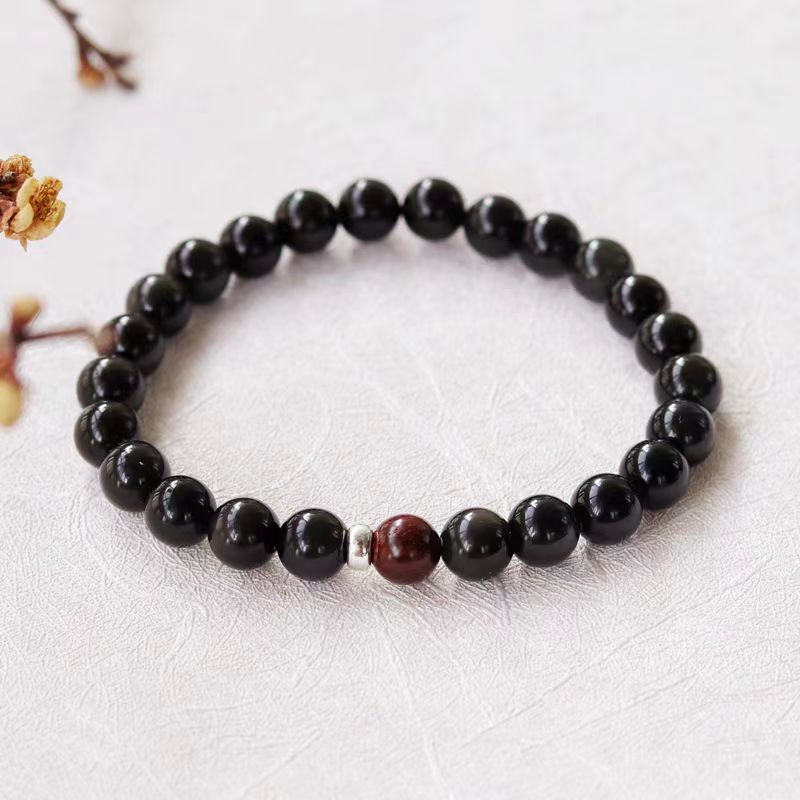 Natural Obsidian Bracelet for Men