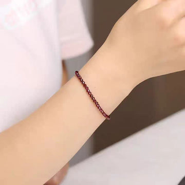 Natural Garnet Bracelet for Women
