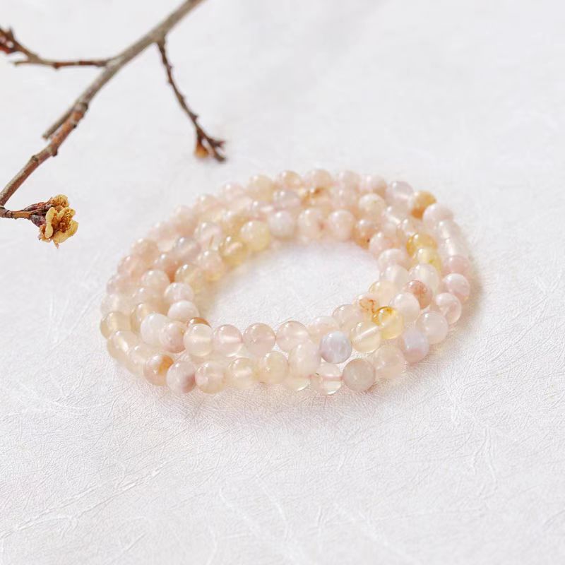 Cherry blossom agate bracelet, cool and antique style bracelet