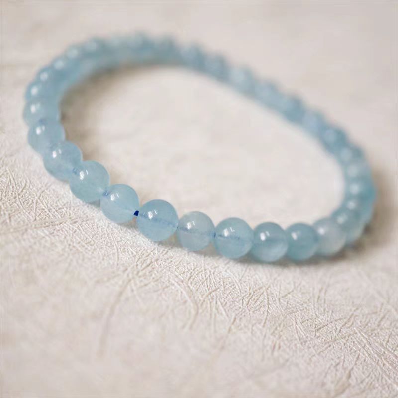 Natural ice blue gemstone bracelet