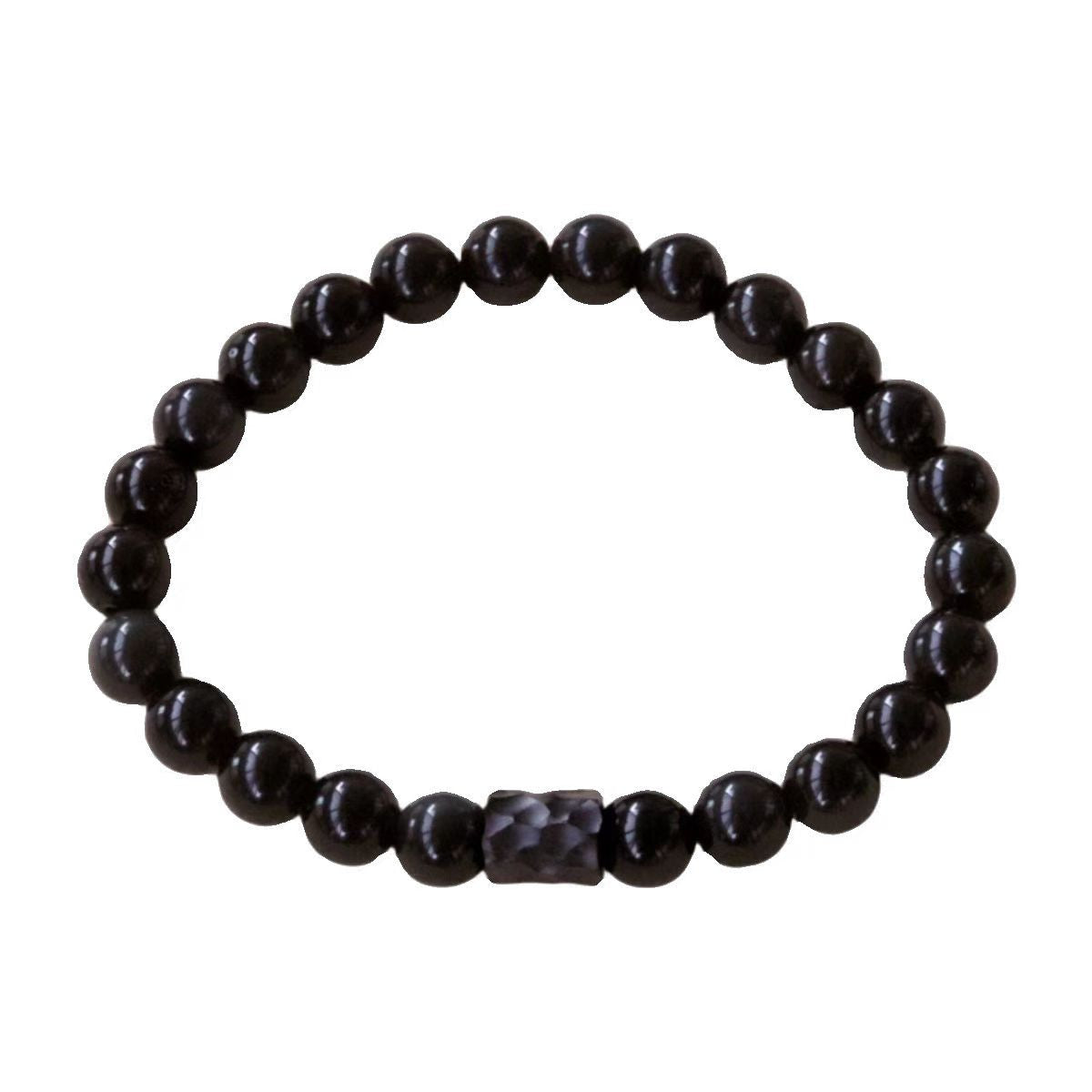 Obsidian bracelet for men's fashion