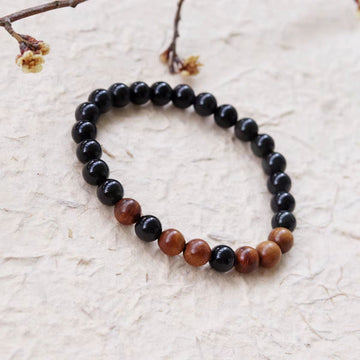 Natural Obsidian Bracelet for Men, Obsidian Bracelet for Women