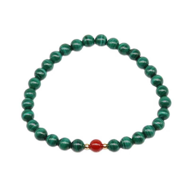 Peacock stone bracelet with a cool and antique style