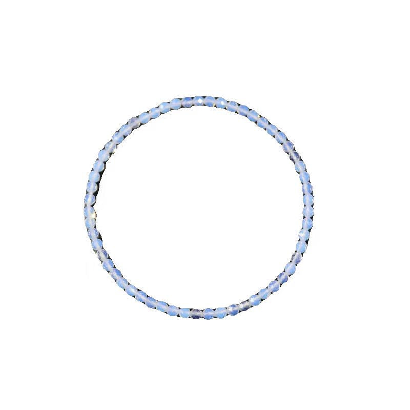 Imported Natural Opal Cut Surface Bracelet 3mm Extremely Fine