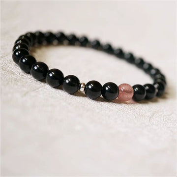 Cat's Eye Obsidian Bracelet Gift