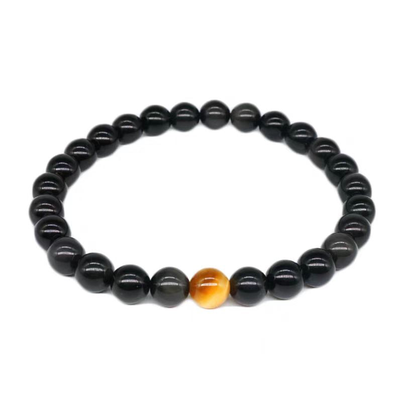 Natural Obsidian Bracelet