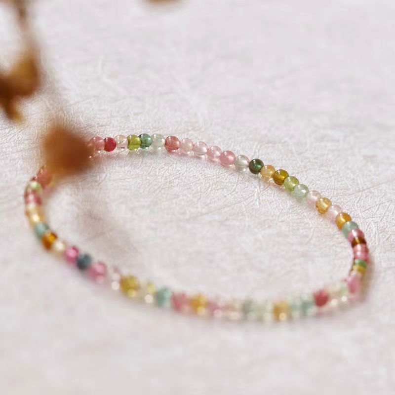 Natural tourmaline bracelet for women