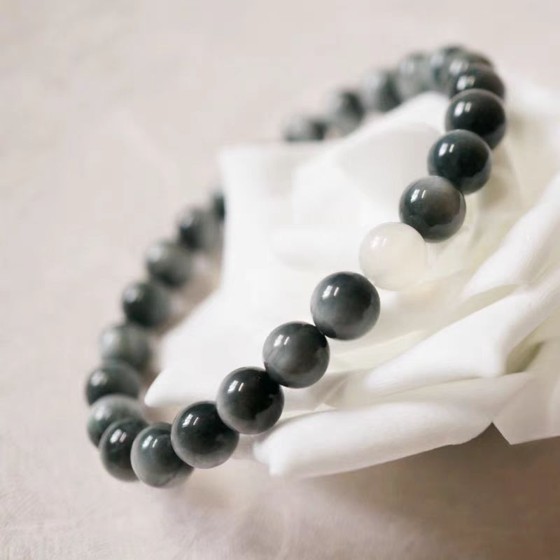 White Moonlight Stone Bracelet, niche design for couples